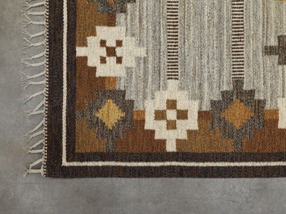 ULLA PARKDAHL (XXE SIÈCLE) Carpet with geometric patterns
Colored wool
Colored wool
About...