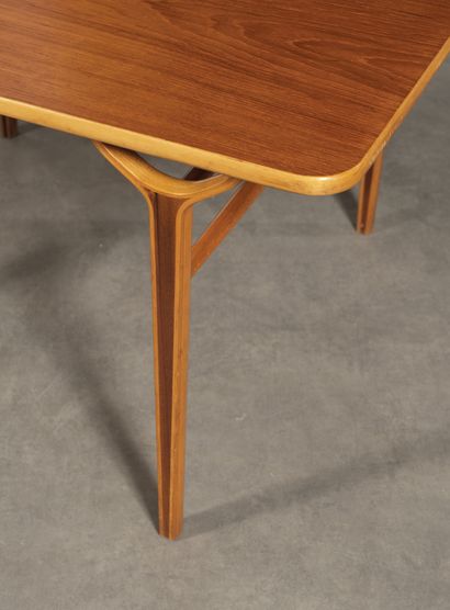 PETER HVIDT (1916-1986) & ORLA MØLGAARD-NIELSEN (1907-1993) Library table
Teak and...