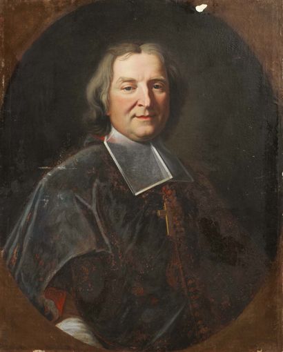ÉCOLE FRANÇAISE DU DÉBUT DU XIXe SIÈCLE, D'APRÈS HYACINTHE RIGAUD Portrait du Cardinal...