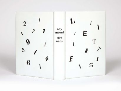 Raymond Queneau. Sticks, numbers and letters. Poems. Paris, Gallimard, 1950.
In-12...