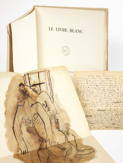 [JEAN COCTEAU]. Le Livre blanc. Paris, Imprimerie de Ducros et Colas, 1928. Small...