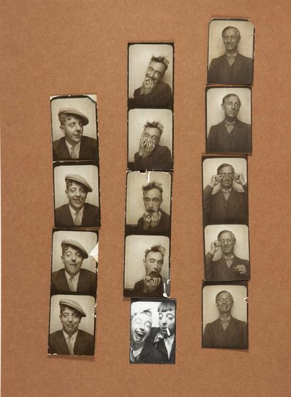 null [PHOTOMATONS]. 23 photomatons originaux. Sans lieu ni date [vers 1929].
Collection...