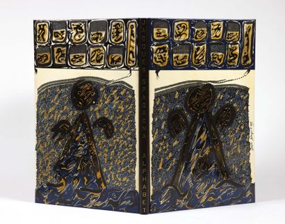 Jacques SPACAGNA. Alphabet. 1970.
Manuscrit in-folio : demi-veau noir à la Bradel,...