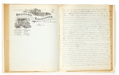 Benjamin PÉRET. No place or date [ca. 1924]. 
 Signed autograph manuscript of 28...