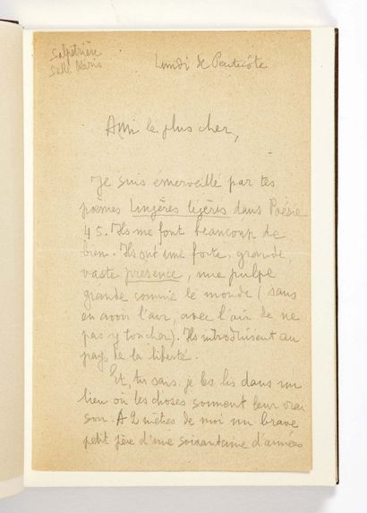 GUILLEVIC. Coordinates. Drawings by Fernand Léger. Geneva and Paris, Éditions des...