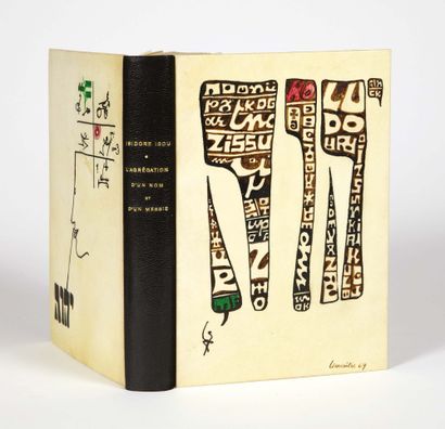 Isidore ISOU. L'Agrégation d'un nom et d'un messie. Roman. Paris, Gallimard, 1947.
In-8...