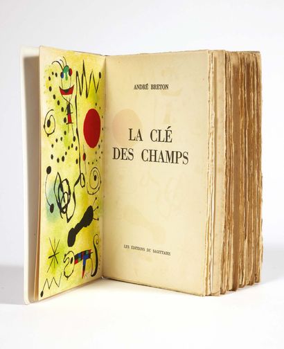 André BRETON. La Clé des champs. Paris, Éditions du Sagittaire, 1953.
Fort in-8 :...