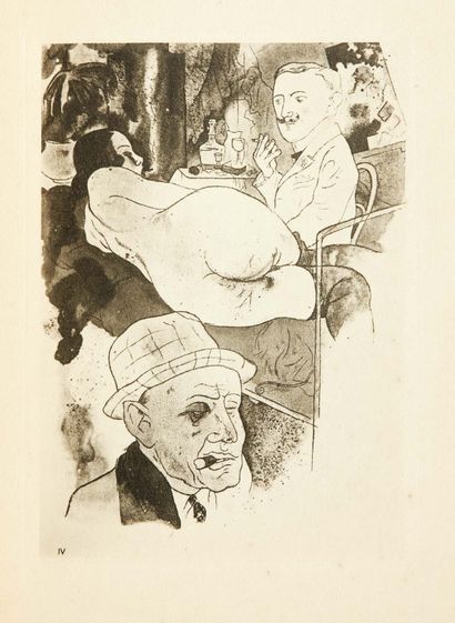 George GROSZ. Ecce Homo. Berlin, Der Malik Verlag, 1923.
Small in-4: soft lavaliere...