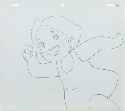 ZUIYO ENTREPRISES ISAO TAKAHATA (1935) Heidi, 1974 Dessin d'animation au crayon sur...