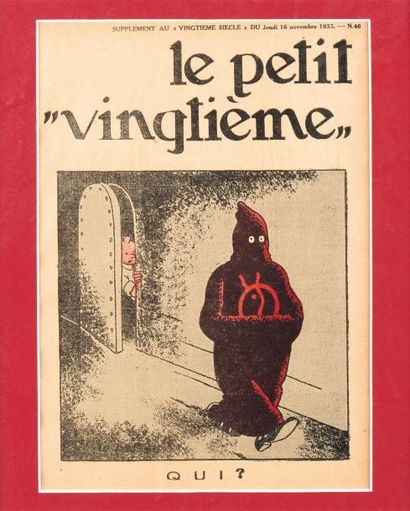 HERGÉ « Petit Vingtième » le journal du jeudi 16/11/1933 n°46 (le sceptre d'ottokar)...
