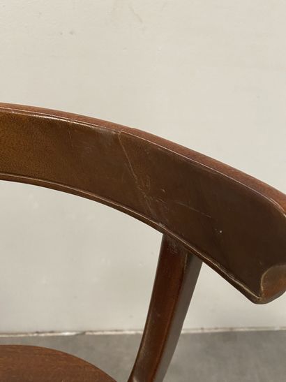 null Chair varnished in the taste of the Viennese Session H_75 cm W_39 cm D_38,5...