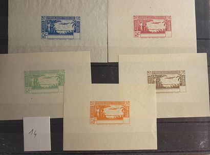 null FRENCH COLONIES Emissions 1906/1946 LARGE COLONIAL SERIES: Set of Varieties,...