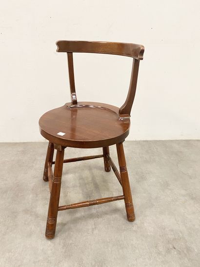 null Chair varnished in the taste of the Viennese Session H_75 cm W_39 cm D_38,5...