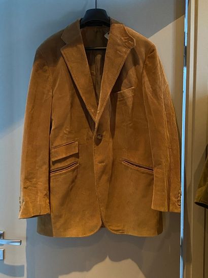null Set of two velvet jackets one Franscesco Smalto the other Polo Ralph Lauren