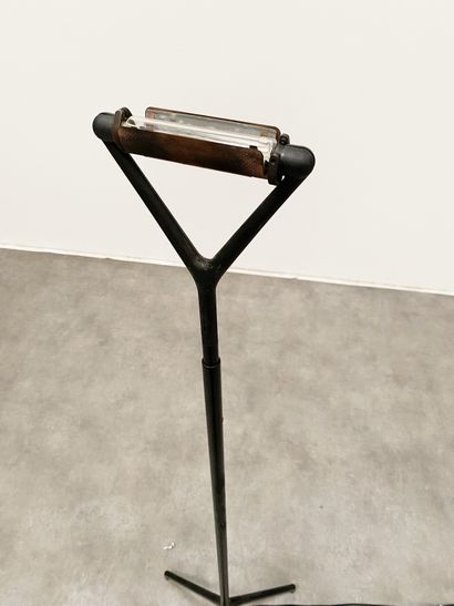 null ALBERTO MEDA (born 1940) Telescopic floor lamp model "Lola" Black lacquered...