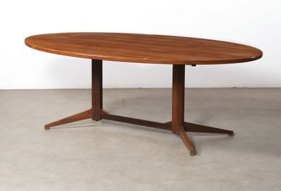 Franco ALBINI (1905-1977) 
Dining table
Teak
Teak
Edition Poggi 1958
H_71 cm W_209...