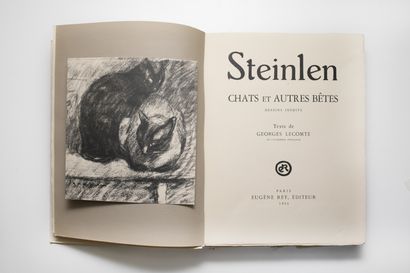 null LECOMTE. Georges. Steinlen. Chats et autres bêtes. Paris. Eugène Rey. 1933....