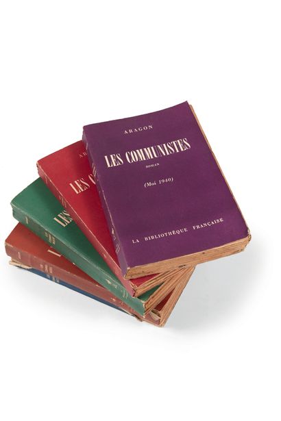 null ARAGON (Louis). Les Communistes. Février 1939 à mai 1940. Paris, La Bibliothèquefrançaise,...