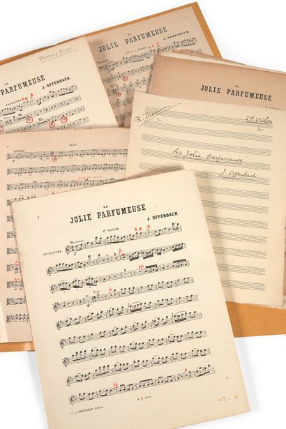 null DÉSORMIÈRE (Roger). Important set of manuscript scores, some autograph. It includes...