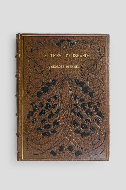 null DUHAMEL (Georges). Lettres d'Auspasie. Paris : Le Sablier, 1922. - In-8, 224...