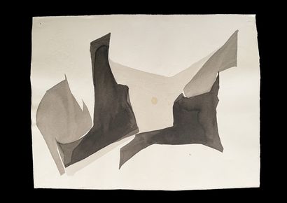 Bengt Lindström (1925-2008) Composition. Set of four ink drawings on paper. 1 : H_24...