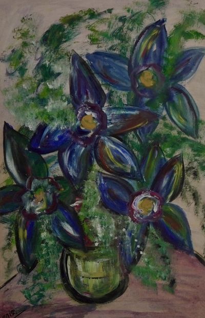 Beris Blue flowers, 1975

Gouache on paper.

Signed lower left.

H_48 cm L_31 cm

Starting...