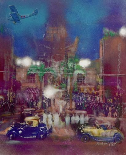 Jean -Louis Pan (né en 1943) The crown Chinese theater, 1978

Acrylic and spray on...