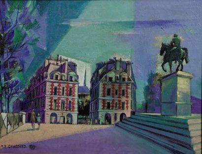 Marcel Chassard Place Dauphine

Huile sur toile

Signée en bas à droite.

Signée...