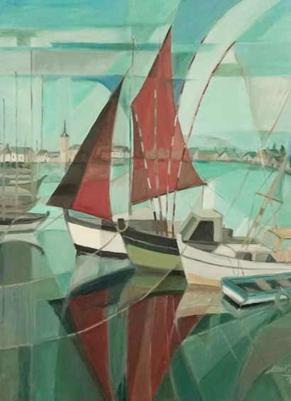 Léo Lotz Les sables d’Olonne, 1987

Huile sur toile

Signée en bas à droite

H_71...