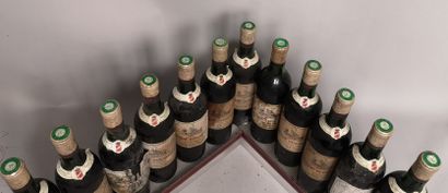 null 12 bouteilles Château BEYCHEVELLE - 4e Gcc Saint Julien 1969
Etiquettes tachées...