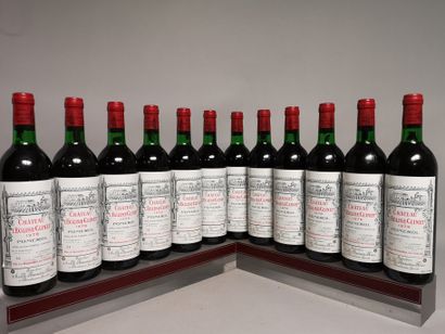 null 12 bouteilles Château L'EGLISE CLINET - Pomerol 1978
Niveaux base goulot.