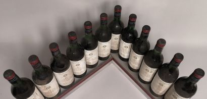 null 12 bottles Château La DUCHESSE - Canon Fronsac 1978 BARRIERE Neg.
Stained labels....