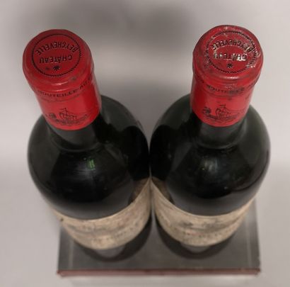 null 2 bouteilles Château BEYCHEVELLE - 4e Gcc Saint Julien 1959
Etiquettes légèrement...