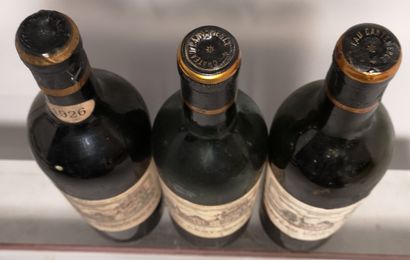 null 3 bouteilles Château CANTEMERLE - 5e Gcc Médoc 1926/ 1953/ 1959 A VENDRE EN...