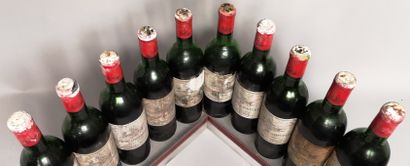 null 10 bouteilles Château BEYCHEVELLE - 4e Gcc Saint Julien 1966 A VENDRE EN L'...