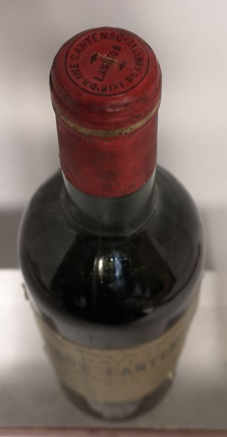 null 1 bouteille Château BRANE CANTENAC - 2e Gcc Margaux 1960
Etiquette légèrement...