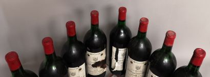 null 8 magnums Château LABEGORCE ZEDE - Margaux 1975
Stained and torn labels.6 levels...