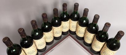 null 11 bouteilles Château GLORIA - St. Julien 1985 
Etiquettes lég. abimées. 5 niveaux...