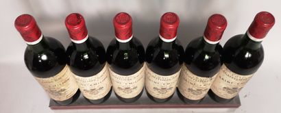 null 6 bouteilles Château LA GAFFELIERE NAUDES - 1er Gcc Saint Emilion 1964
Etiquettes...