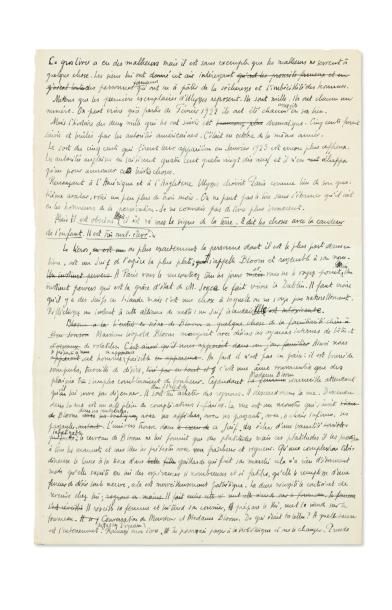 JULIEN GREEN ARTICLES DE 1924 Manuscrits autographes ou tapuscrits, environ 60 pages,...