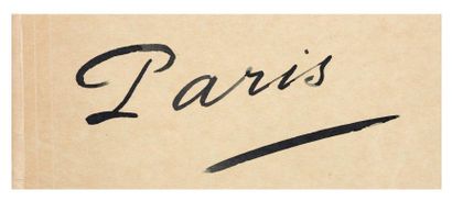 JULIEN GREEN PARIS Manuscrit dactylographié, plus de 60 pages tapuscrites in-4 auxquelles...