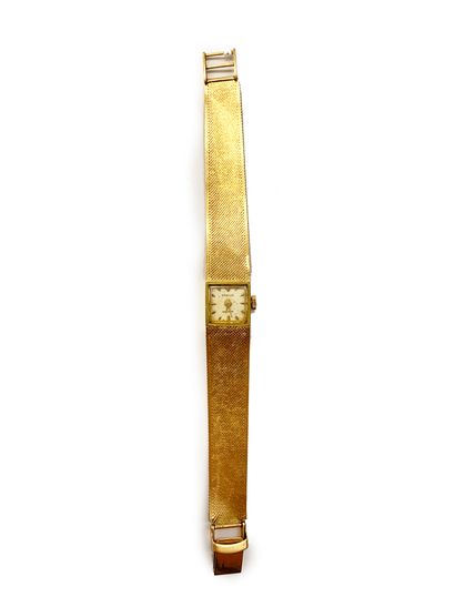 Ladies' watch in 18K (750) yellow gold, the...
