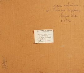 Antonio Ligabue (1889-1965) Una diligenza con cinque cavalli
Olio su masonite, firmato...