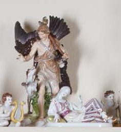 null Cacciatrice di aquile Figurina in porcellana, Meissen (un danno). H_27 cm
Si...