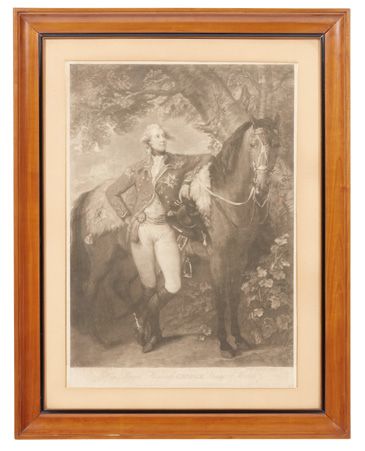Da Thomas Gainsbourough His Royal Highness Georges Prince of Wales Coppia di incisioni...