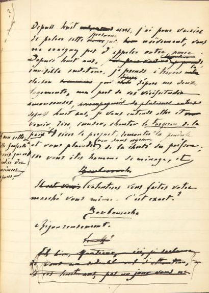 Georges COURTELINE. Boubouroche. Comédie en 2 actes.
Sans lieu ni date [fin 1892-début...