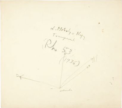 László MOHOLY-NAGY. Transparent. [1936].
Photographie originale (21,4 x 24,1 cm),...