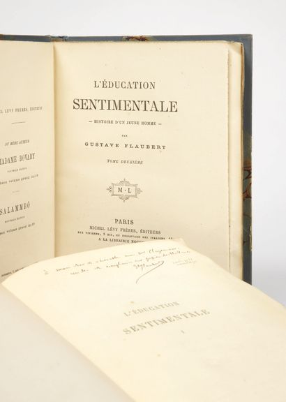 Gustave FLAUBERT. L'Éducation sentimentale. Histoire d'un jeune homme. Paris, Michel...
