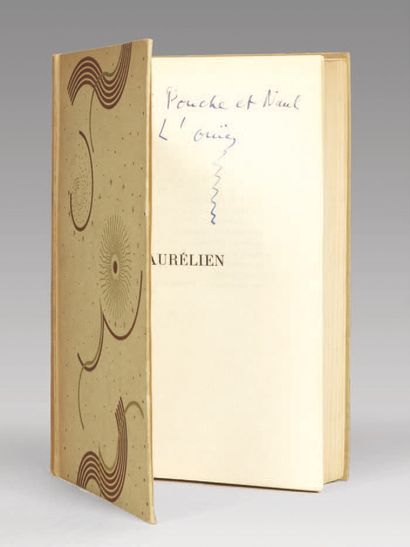 Louis ARAGON. Aurélien. Novel. Paris, Gallimard, 1944.
In-8: brown and gold decorated...