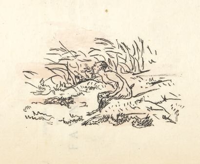 Stéphane MALLARME. L'Après-midi d'un faune. Eglogue. Paris, Alphonse Derenne, 1876.
Plaquette...
